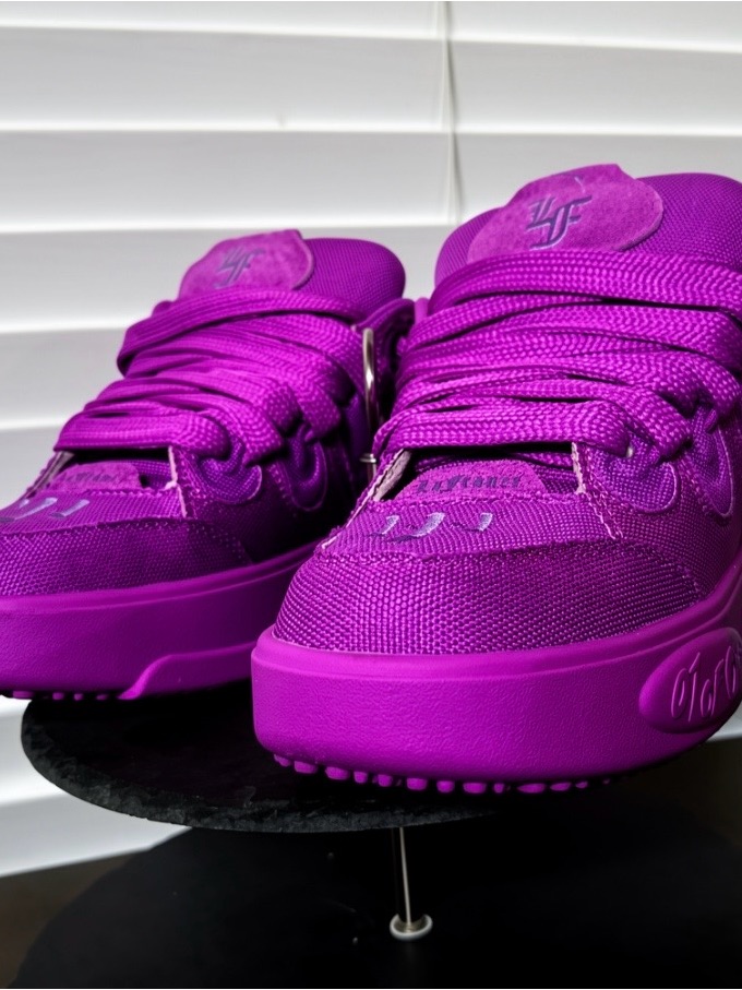 Puma Kids Purple Low-Top Sneakers